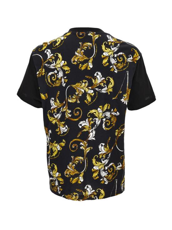 25SS 베르사체 반팔 티셔츠 78GAH615JS458 G89 NERO DOM - VERSACE