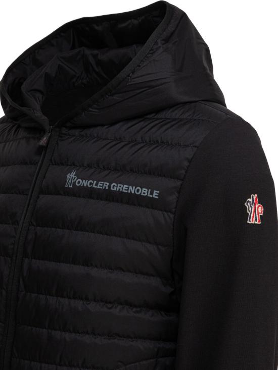 25SS 몽클레어 숏패딩 코튼 집업 후드 8G0000589AW0999 BLACK DOM - MONCLER