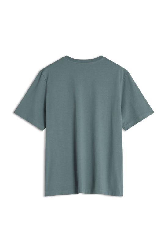  메종키츠네 볼드 폭스 헤드 패치 컴포트 티셔츠 MM00127KJ01180081 SEINE BLUE DOM - MAISON KITSUNE