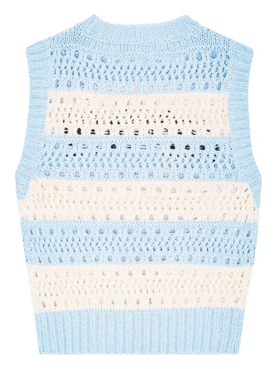 25SS 가니 베스트 K2486 326 Clear Blue - GANNI