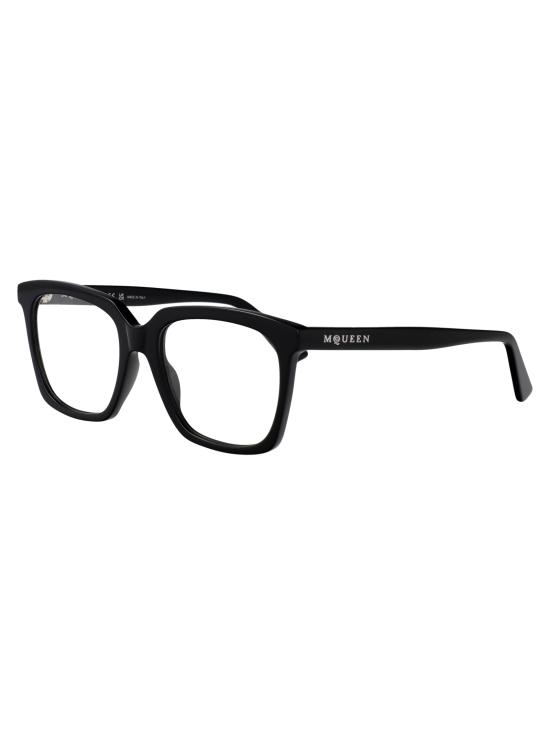 25FW 알렉산더 맥퀸 안경 AM0513O 001 black - ALEXANDER MCQUEEN