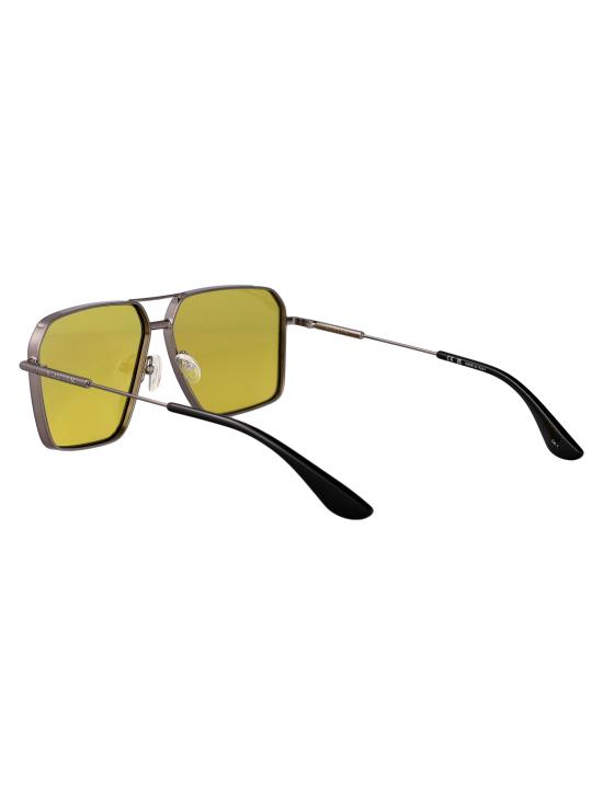 26SS 알렉산더 맥퀸 선글라스 AM0500S 004 yellow - ALEXANDER MCQUEEN