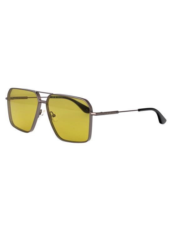 26SS 알렉산더 맥퀸 선글라스 AM0500S 004 yellow - ALEXANDER MCQUEEN