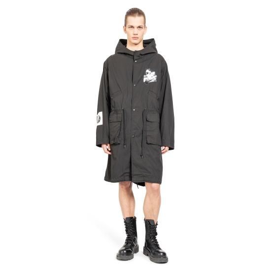 25SS 언더커버 트렌치 코트 UP1E4301BLACK DOM