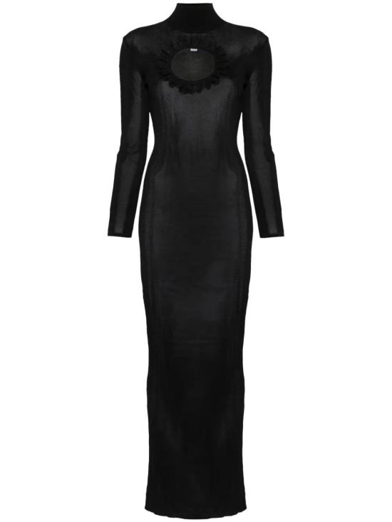 25SS CHRISTOPHER KANE X SELF PORTRAIT 롱 원피스 SS25CK005XB BLACK