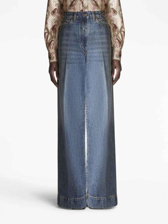  에트로 스트레이트 팬츠 118399044200C Blue - ETRO