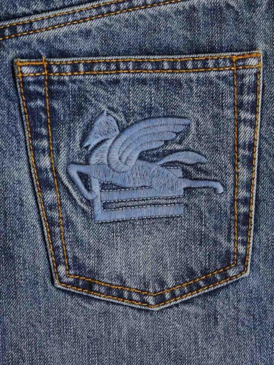  에트로 스트레이트 팬츠 118399044200C Blue - ETRO