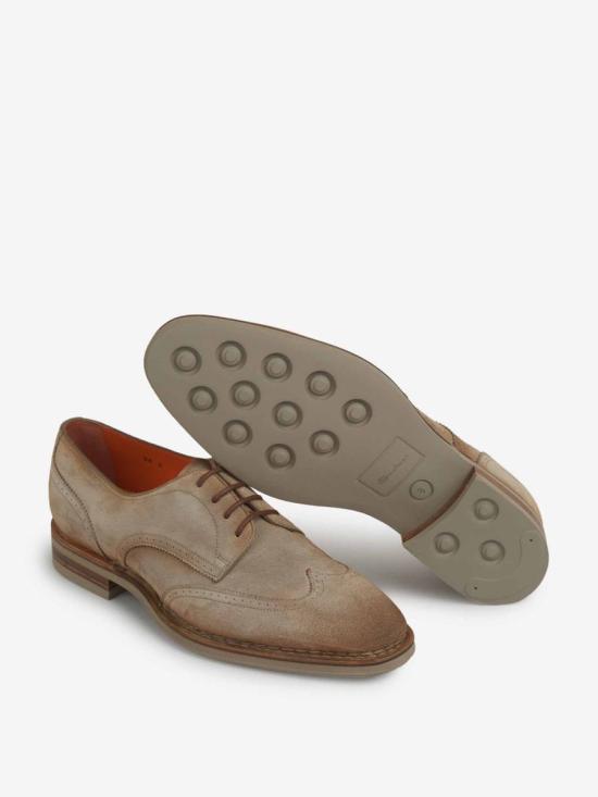 25SS 산토니 로퍼 MCAD19083MI8BOVSM45 M45Brown Beige - SANTONI