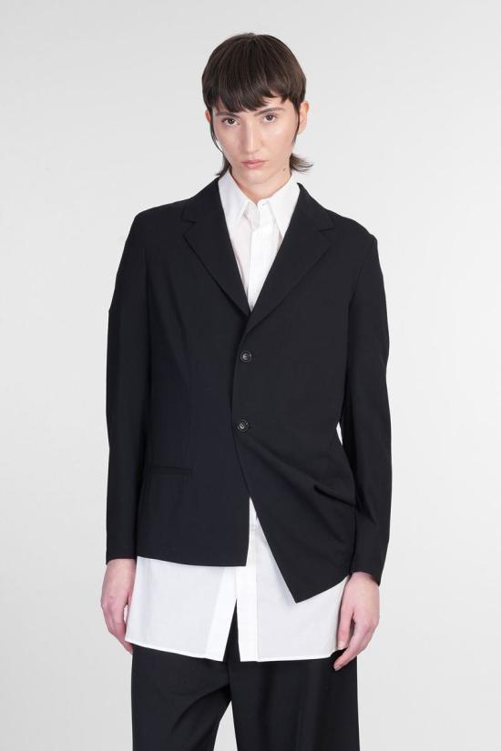 25SS 와이즈 요지 야마모토 자켓 420182 YP J11 101 Black