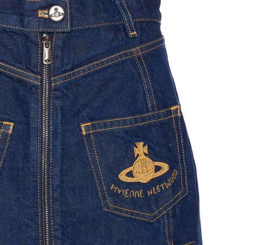 25SS 비비안웨스트우드 숏 스커트 19030016W0162K406 BLUE - VIVIENNE WESTWOOD