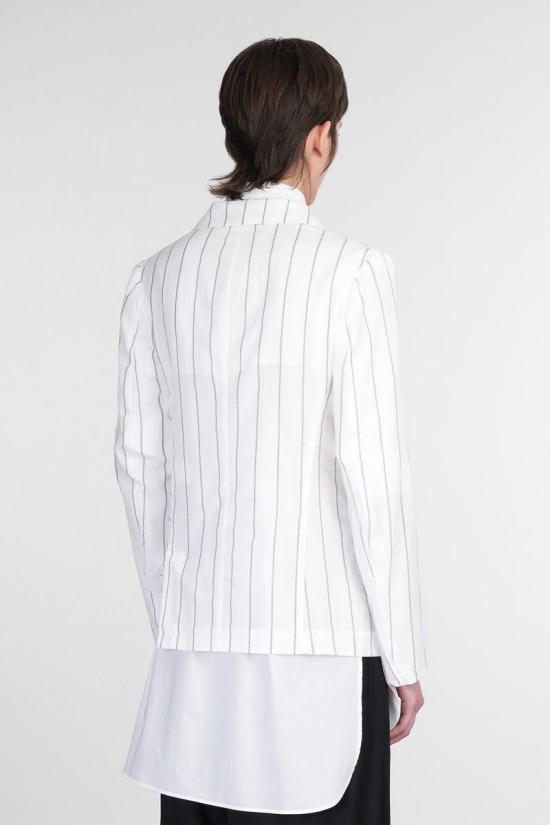 25SS 와이즈 요지 야마모토 자켓 420183 YP J11 511 WHITE - Y’S YOHJI YAMAMOTO