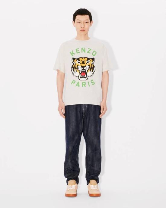 24FW 겐조 반팔 티셔츠 FE68TS0094SG 93A Grey - KENZO