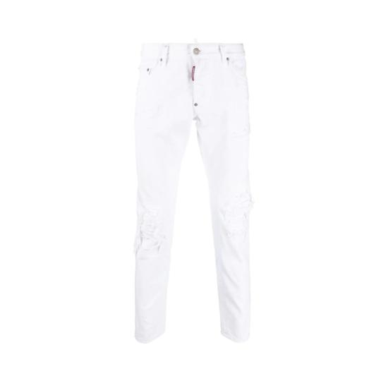  디스퀘어드2 데님 S74LB1278STN833 White