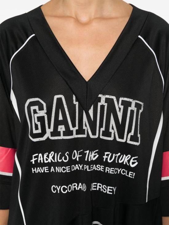 25SS 가니 원피스 T4295 Black - GANNI