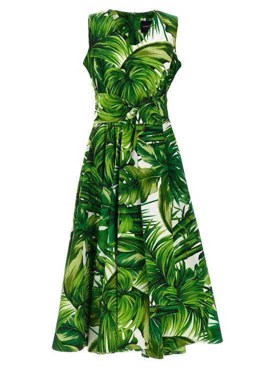 25SS 사만다 성 롱 원피스 ABELIADRESSSLEEVELESSWHGREENLIGHTERCOLOR - SAMANTHA SUNG