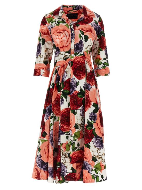 25SS 사만다 성 롱 원피스 ABELIADRESS34SWHITECORAL - SAMANTHA SUNG