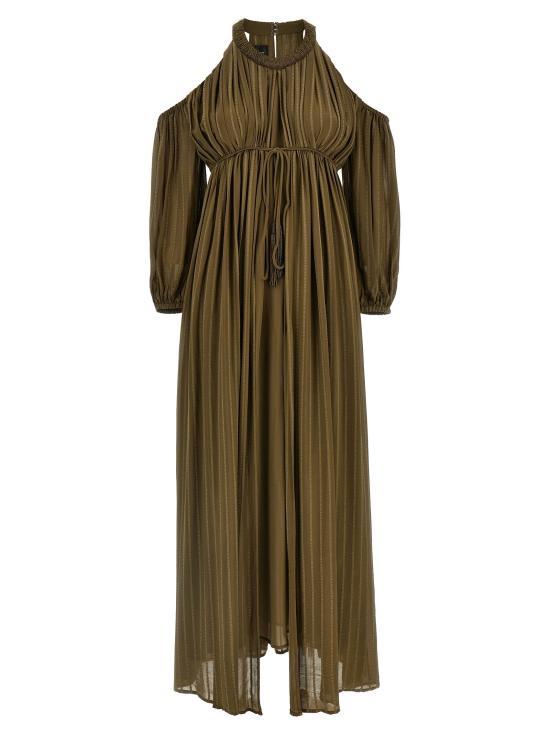 25SS 핑코 롱 원피스 104848A2GYX26