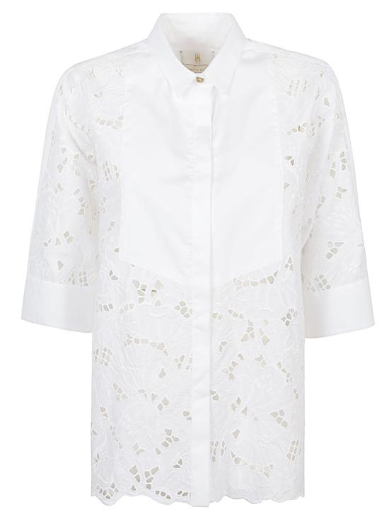 25SS TRAME AUREE 셔츠 AMBROSIA P040B100 White