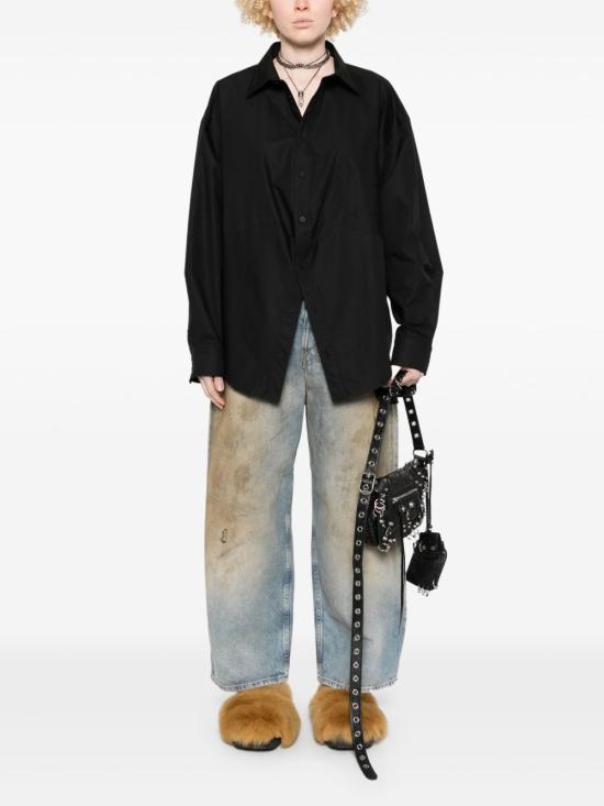 25SS 발렌시아가 셔츠 814101 TNM601000 Black - BALENCIAGA