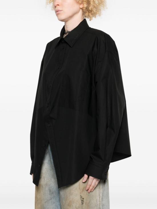 25SS 발렌시아가 셔츠 814101 TNM601000 Black - BALENCIAGA