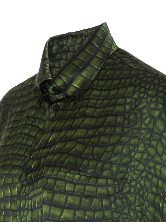 25SS 발렌시아가 셔츠 814121 TRLC73001 Green - BALENCIAGA