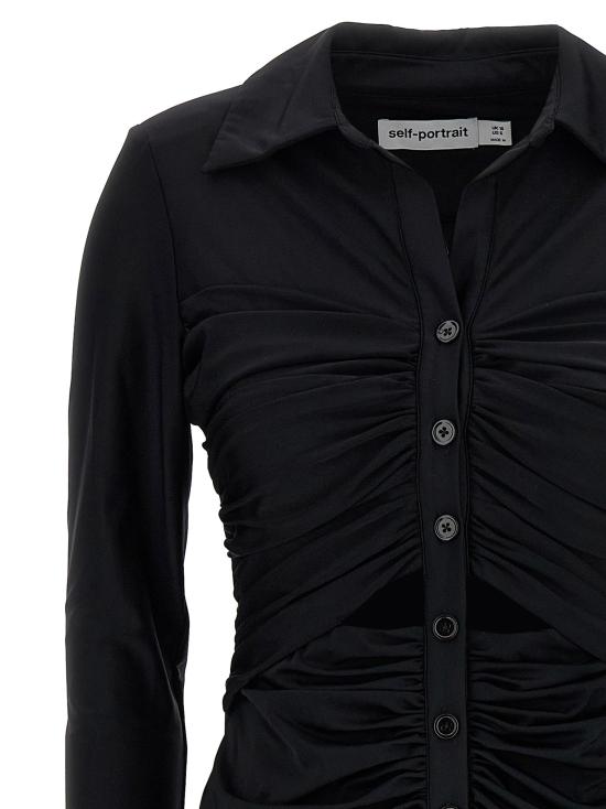  셀프 포트레이트 미디 원피스 RS24021MBBLACK - SELF PORTRAIT