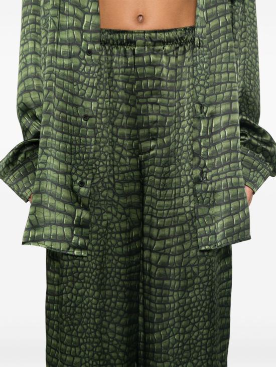 25SS 발렌시아가 스트레이트 팬츠 681822 TRLC73001 Green - BALENCIAGA