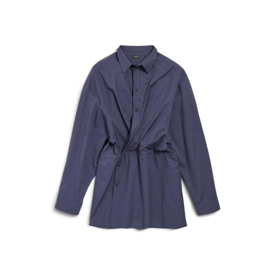 25SS 발렌시아가 숏 원피스 814136 TRM174530 Blue