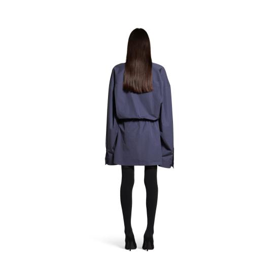 25SS 발렌시아가 숏 원피스 814136 TRM174530 Blue - BALENCIAGA