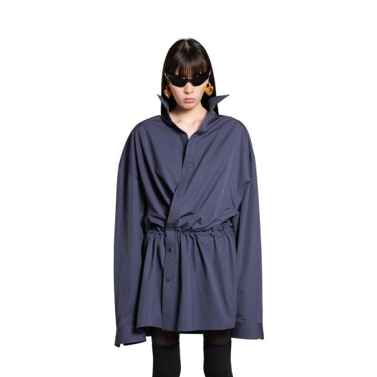 25SS 발렌시아가 숏 원피스 814136 TRM174530 Blue - BALENCIAGA