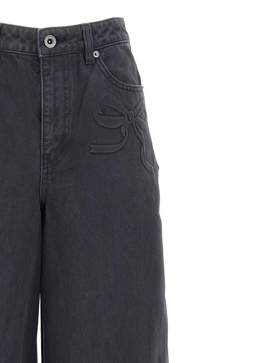 25SS 셀프 포트레이트 데님 팬츠 RS25819PGRGREY - SELF PORTRAIT