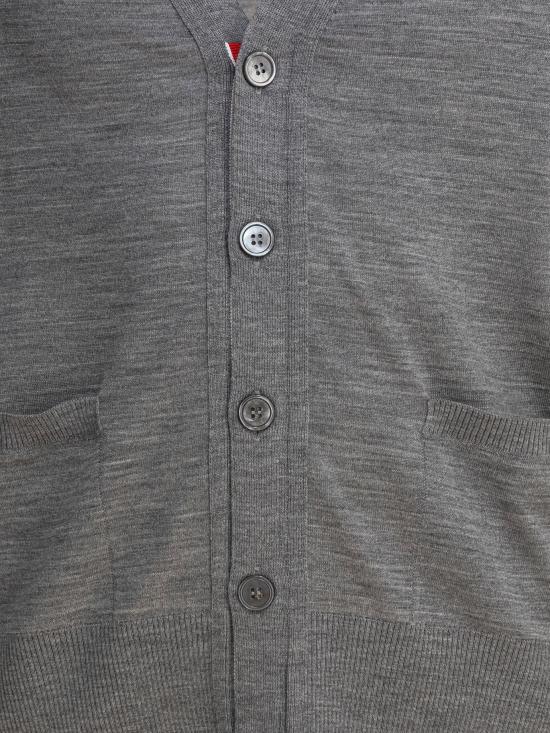 25FW 톰브라운 4바 서스테이너블 파인 메리노 울 클래식 가디건  MKC002AY1014058 - THOM BROWNE