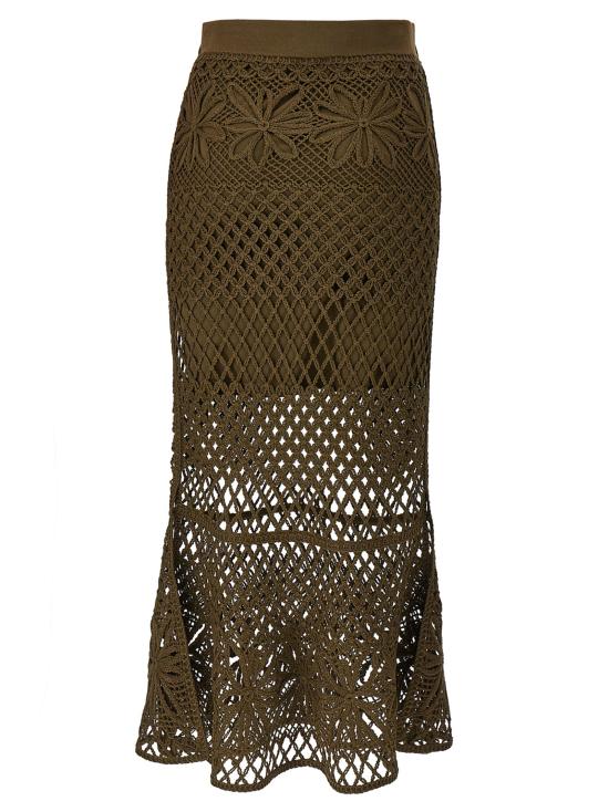 25SS 핑코 롱 스커트 104732A2FFX26