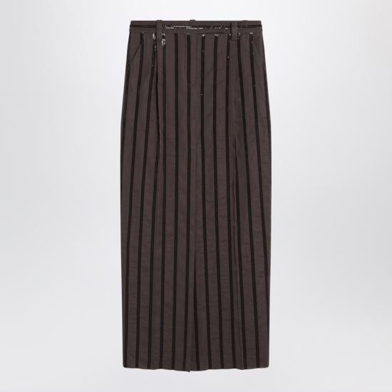 25SS 브루넬로 쿠치넬리 스커트 MH911G3786CO Brown