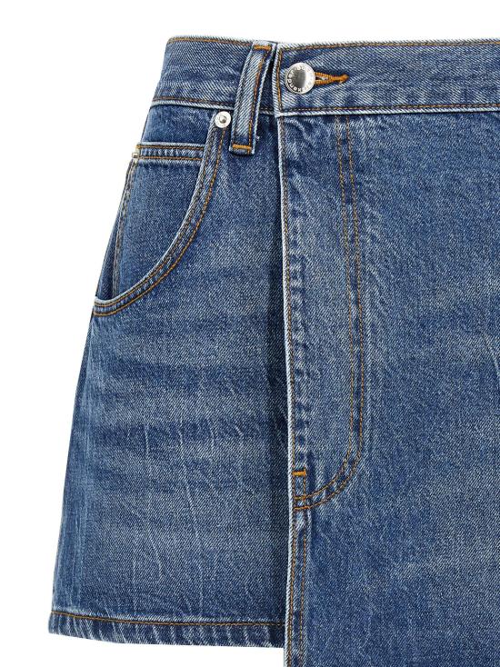 25SS 데님 X 알렉산더 왕 숏 스커트 4DC2255721401 - DENIM X ALEXANDER WANG