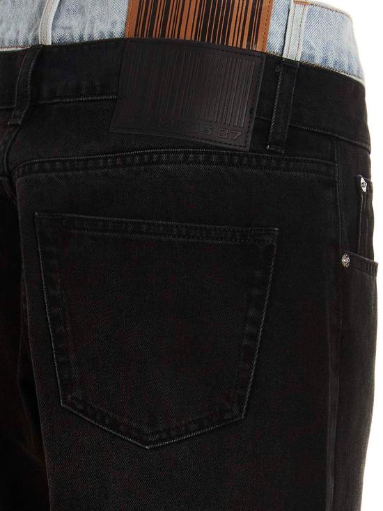  베트멍 데님 팬츠 VL16PA400BBLACKLIGHTBLUE - VTMNTS