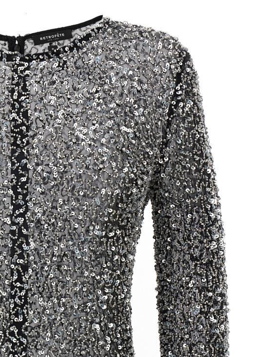  레트로페테 숏 스커트 FW237836BLACKSILVER - RETROFETE