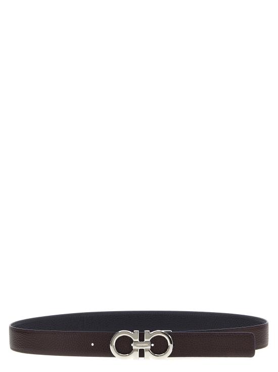 25SS 살바토레 페라가모 벨트 780487MIDNIGHTOXBLOOD - SALVATORE FERRAGAMO