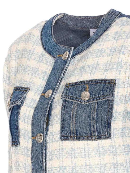  리우조 데님 자켓 UA5262DS05978569 White - LIU JO