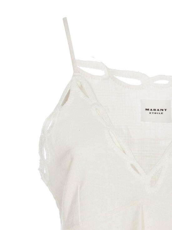  이자벨마랑에뚜왈 민소매 티셔츠 HT0537FAC1J12E20WH White - ISABEL MARANT ETOILE