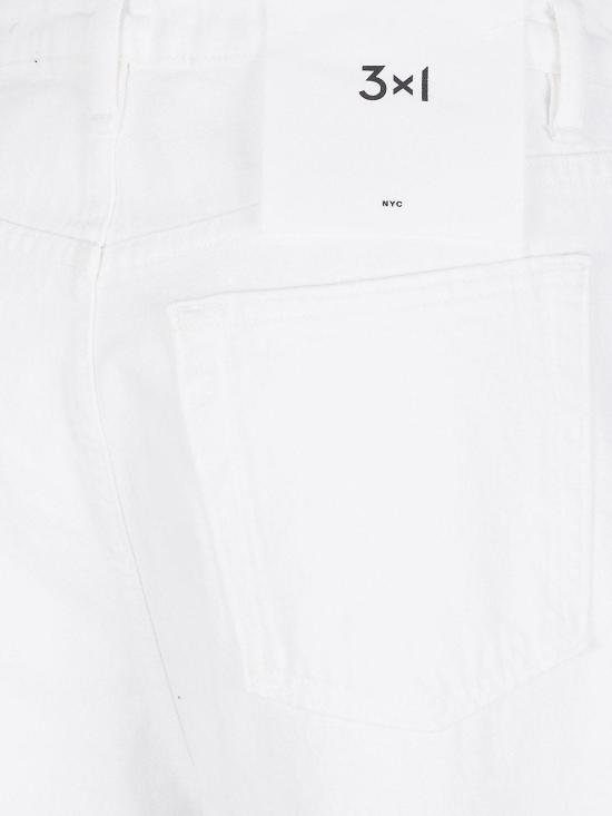 24FW 3x1 스트레이트 팬츠 FLIPJEANDR1094BLANC White - 3X1
