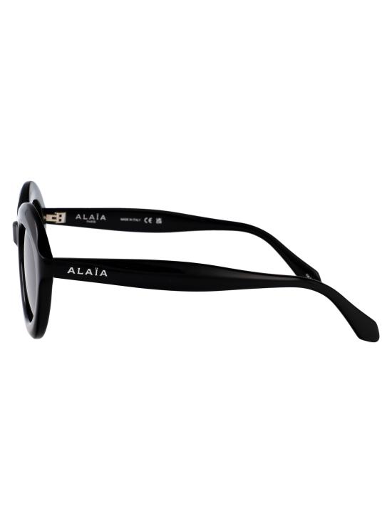 25SS 알라이아 선글라스 AA0088S 001 BLACK BLACK GREY - ALAIA
