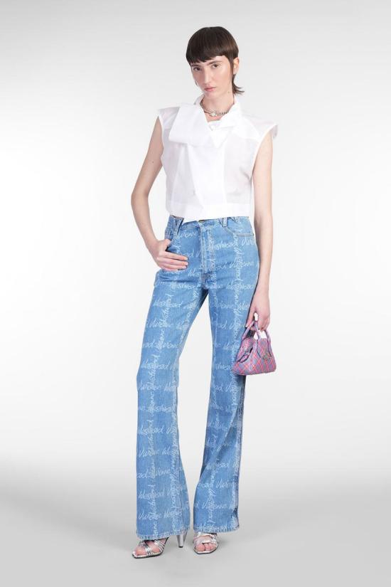 25SS 비비안웨스트우드 블라우스 420496 15010065 W012U WHITE - VIVIENNE WESTWOOD