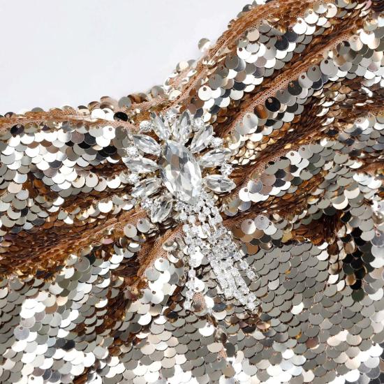 25SS 셀프 포트레이트 원피스 RS25971SGDGOLD - SELF PORTRAIT