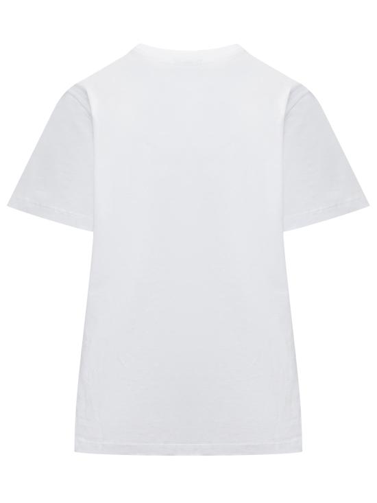 25FW 가니 베이직 저지 레오파드 릴렉스드 티셔츠 T4124943 LEOPARD DOM - GANNI