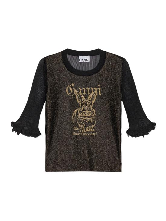 25SS 가니 반팔 티셔츠 K2479099 BLACK DOM