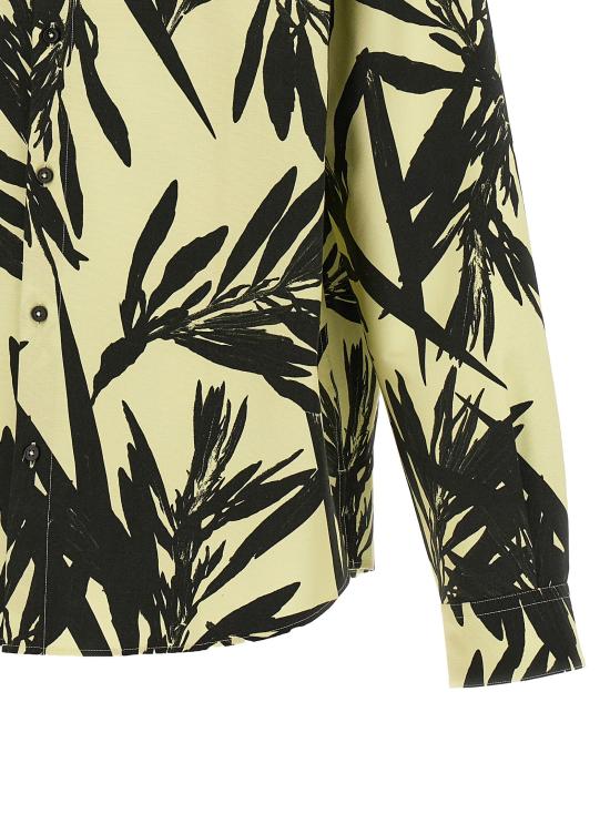  자크뮈스 긴팔 셔츠 24E246SH0011585PRTFOLIAGEBLACKYELLOW - JACQUEMUS