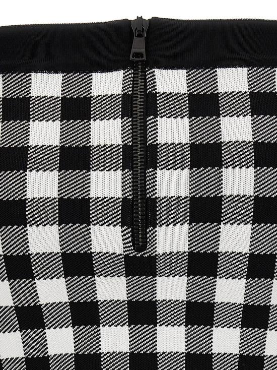  발망 숏 스커트 CF1LB292KF51EAB - BALMAIN