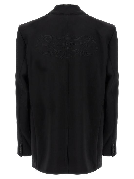 24FW 베트멍 수트 자켓 UA65JA710BBLACK - VETEMENTS