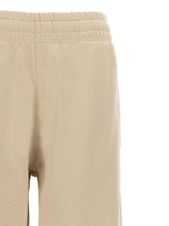 25SS 버버리 체크 라벨 코튼 조깅 팬츠 8103500NUTMEG - BURBERRY